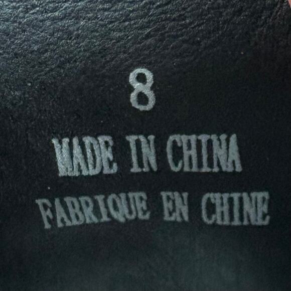 Jeffrey Campbell Trevor Platform Lug Sole Derby Oxfords Black Patent Leather 8 - Picture 7 of 12